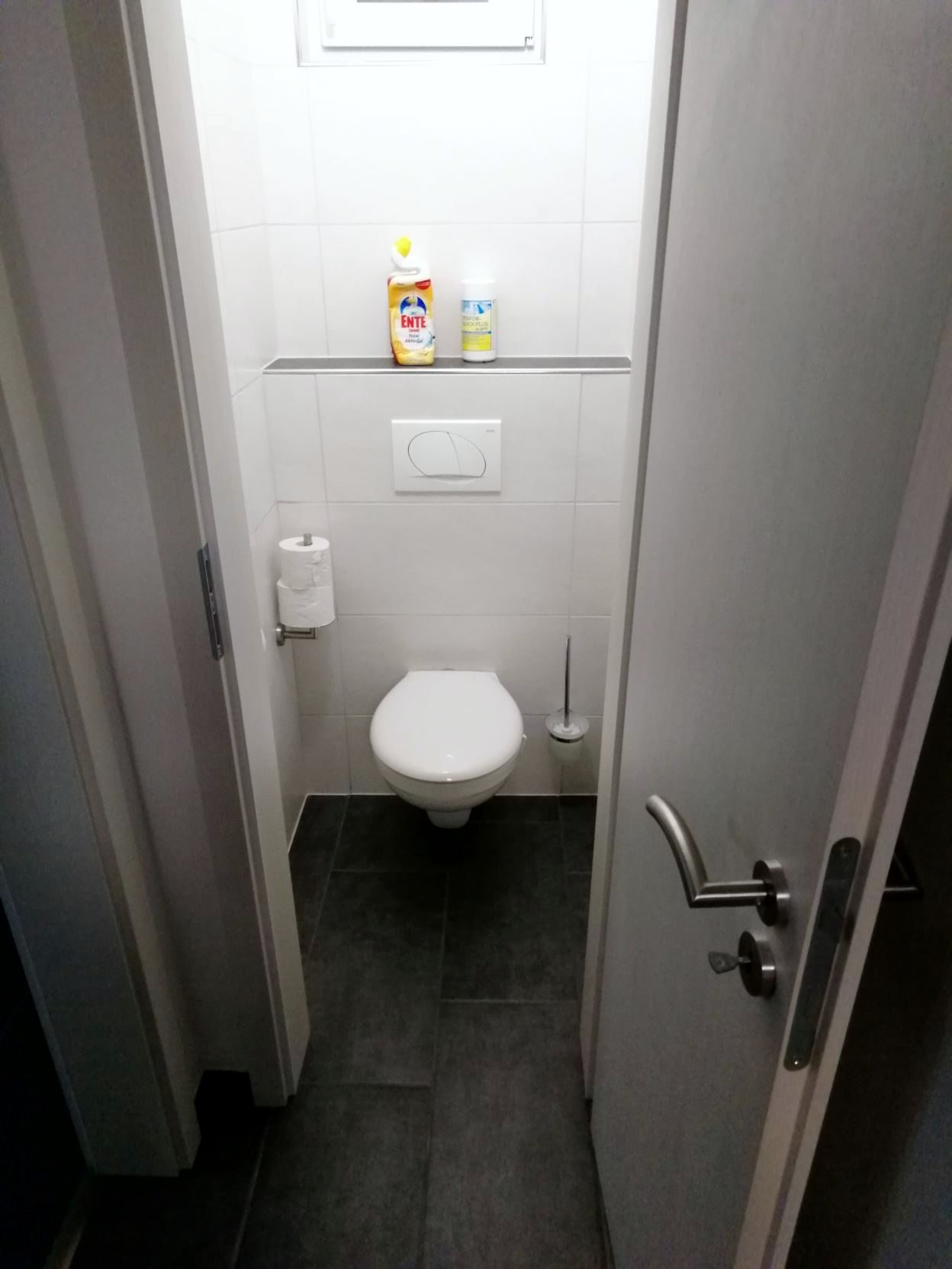 A separate toilet on the ground floor